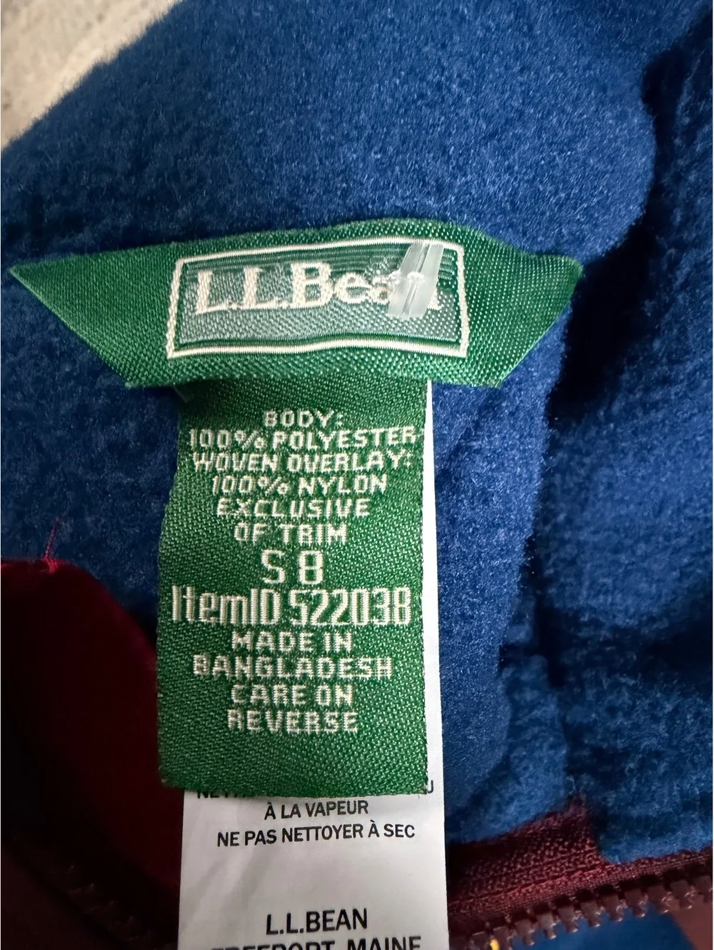 L.L. Bean my son